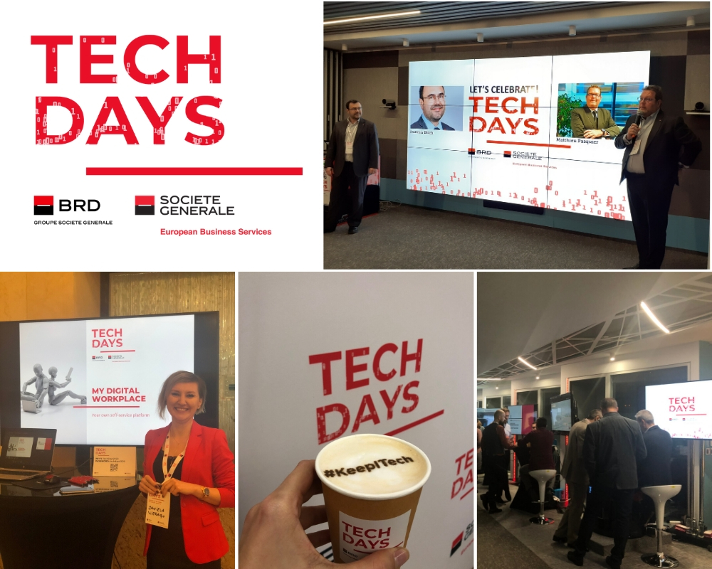 First edition of Tech Days organized by  BRD Groupe Societe Generale & Societe Generale European Business Services