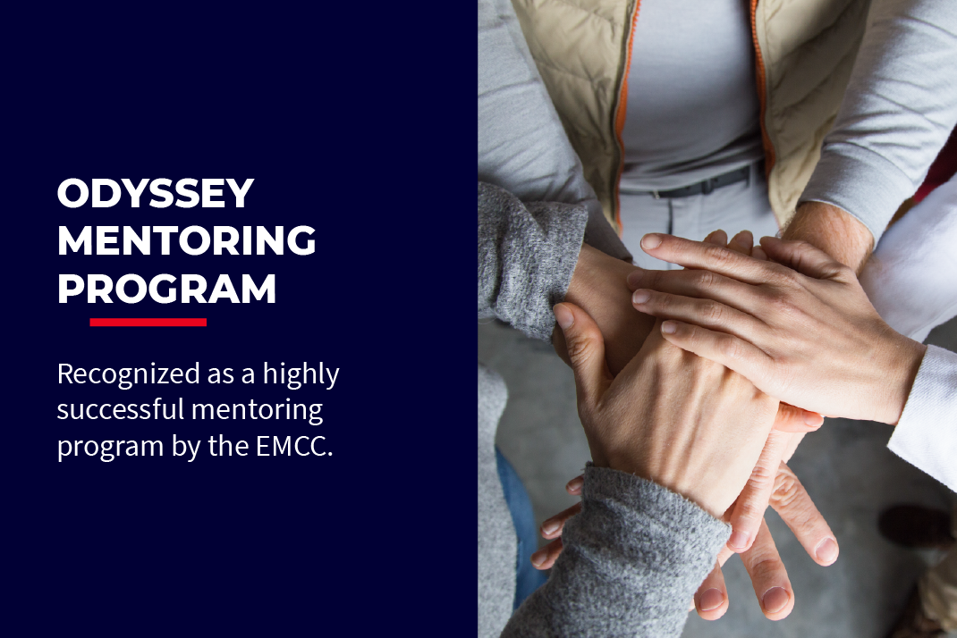 Odyssey Mentoring Program este desemnat un program de mentorat de succes de către Consiliul European de Mentorat și Coaching